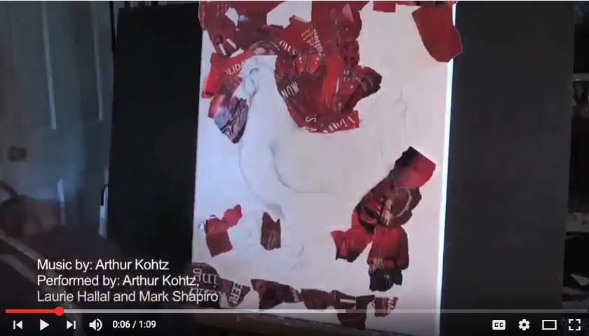 Timelapse Art with Funny Vegan Chicken Song