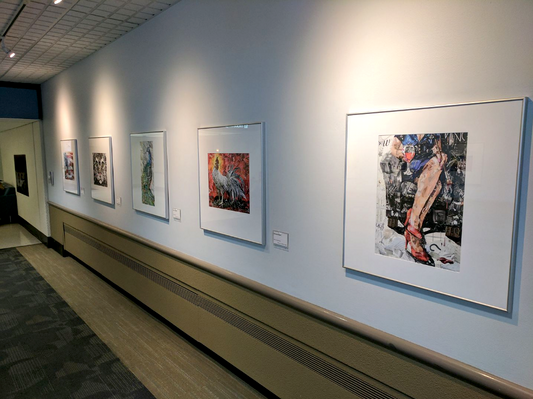 Public art gallery at CLE airport