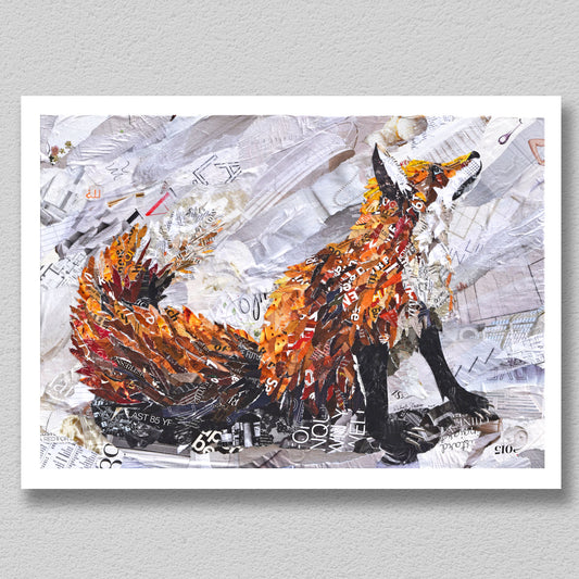 Cute Little Heart Breaker Fox Art
