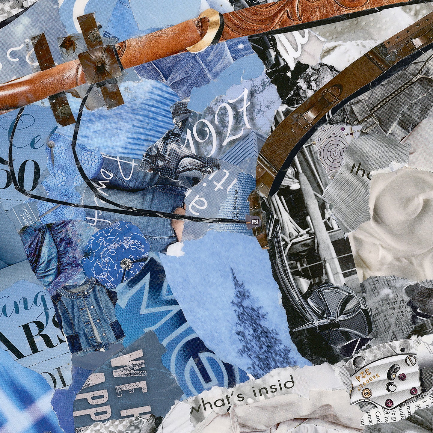 "Flying" Jumping Horse Collage