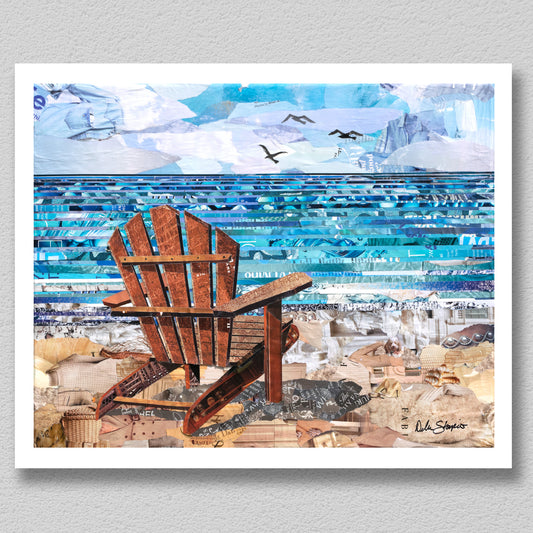 Take My Worries Away - Adirondack Beach Chair