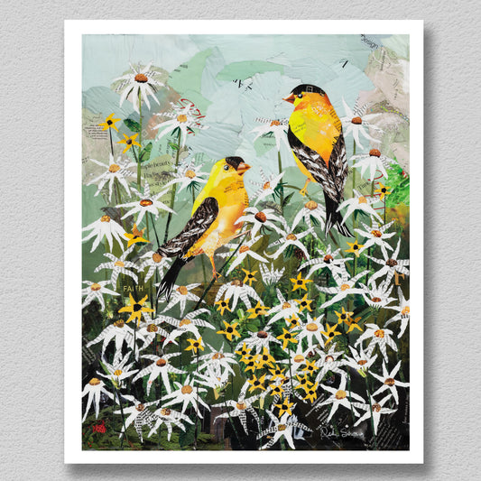Early Morning Finches