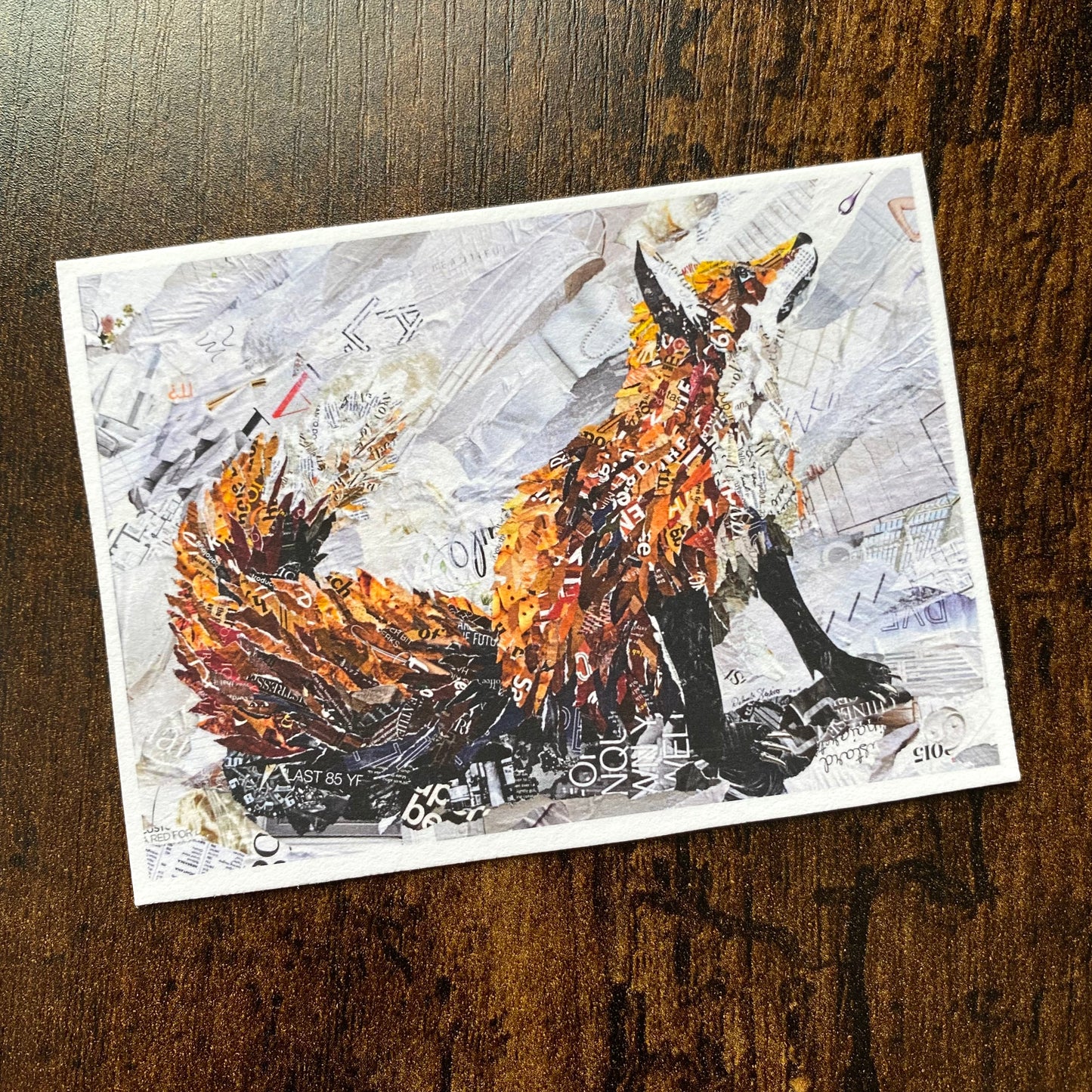 ACEO Red Fox Giclee Print Collectible Miniature Art Card Gift