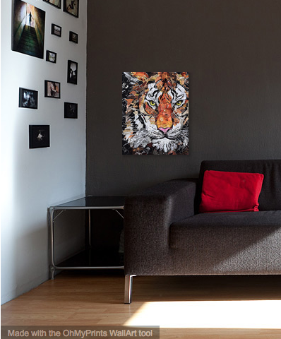 animal art on canvas