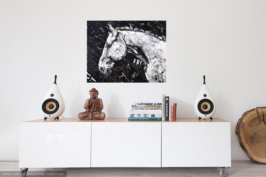black and white art for living room